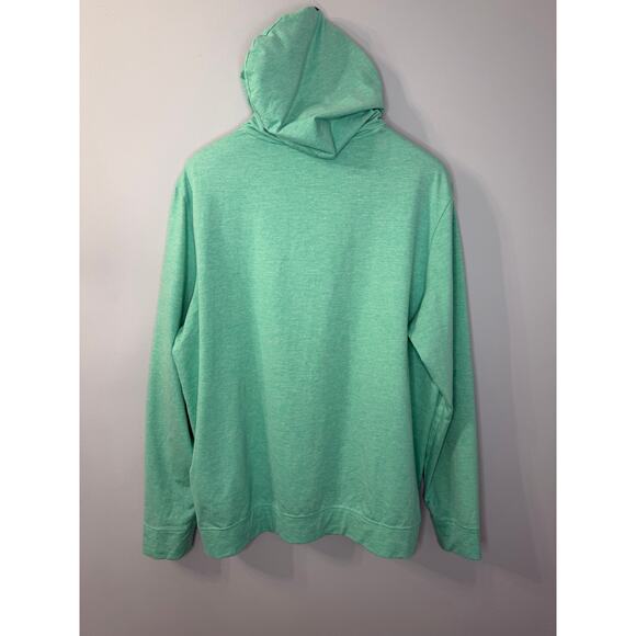 Rhoback Golf Hesi Performance Hoodie Mens XL Green Lightweight Pullover - Picture 8 of 11